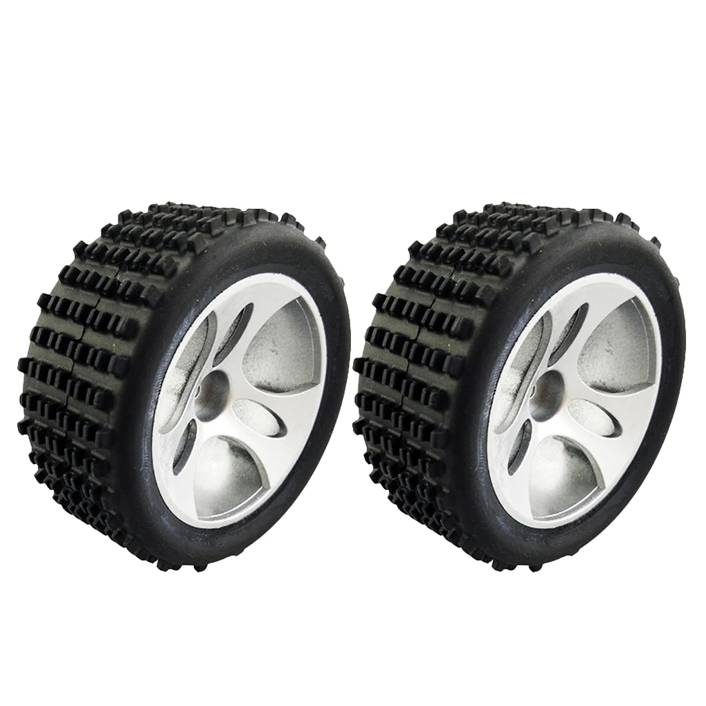 2 шт. черные пластиковые колеса с шестигранным ободом шины для Wltoys A959 RC Гусеничный