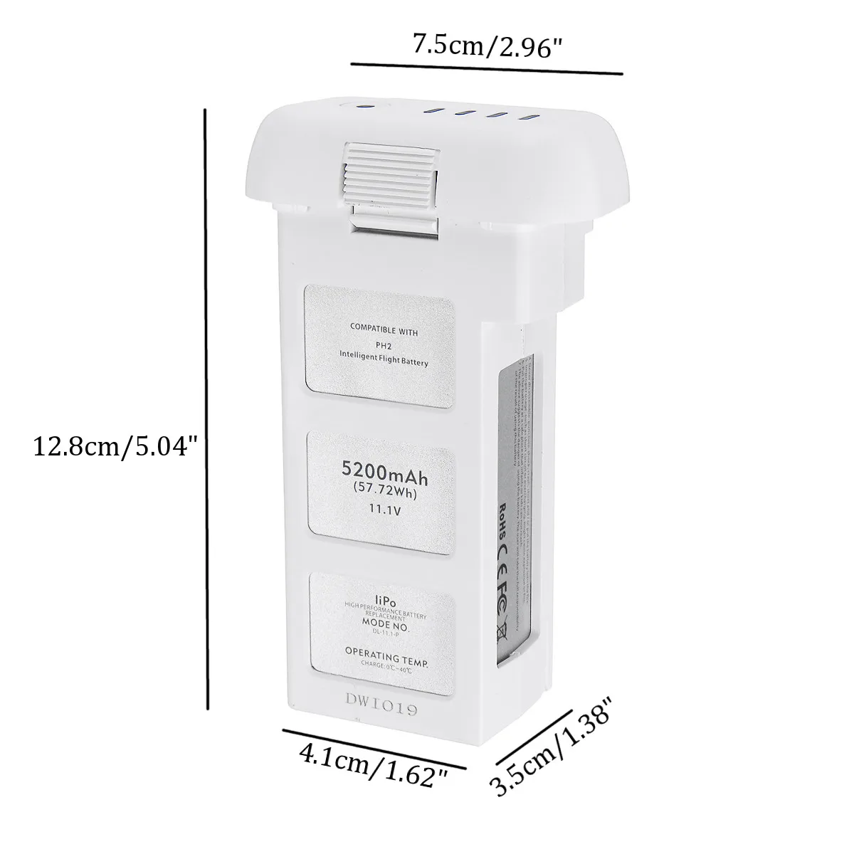 

5200mA DJI Phantom 2 Intelligent Flight Battery 15.2V,LiPo 4S 856678P Consumer Electronic Drone Battery 2020 New
