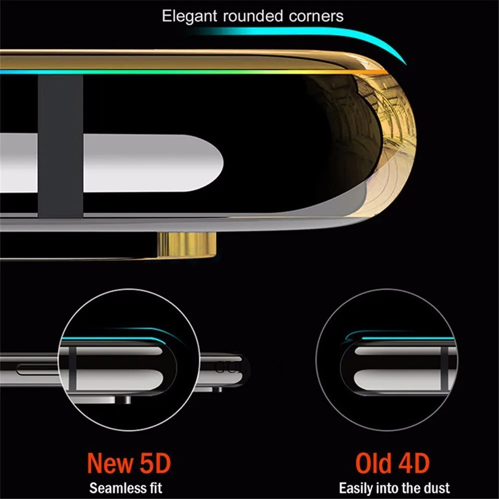 5D закаленное стекло для Huawei Honor 7X 8X 9 30 10 Lite полное покрытие Защита экрана Mate 20 10X40 9H