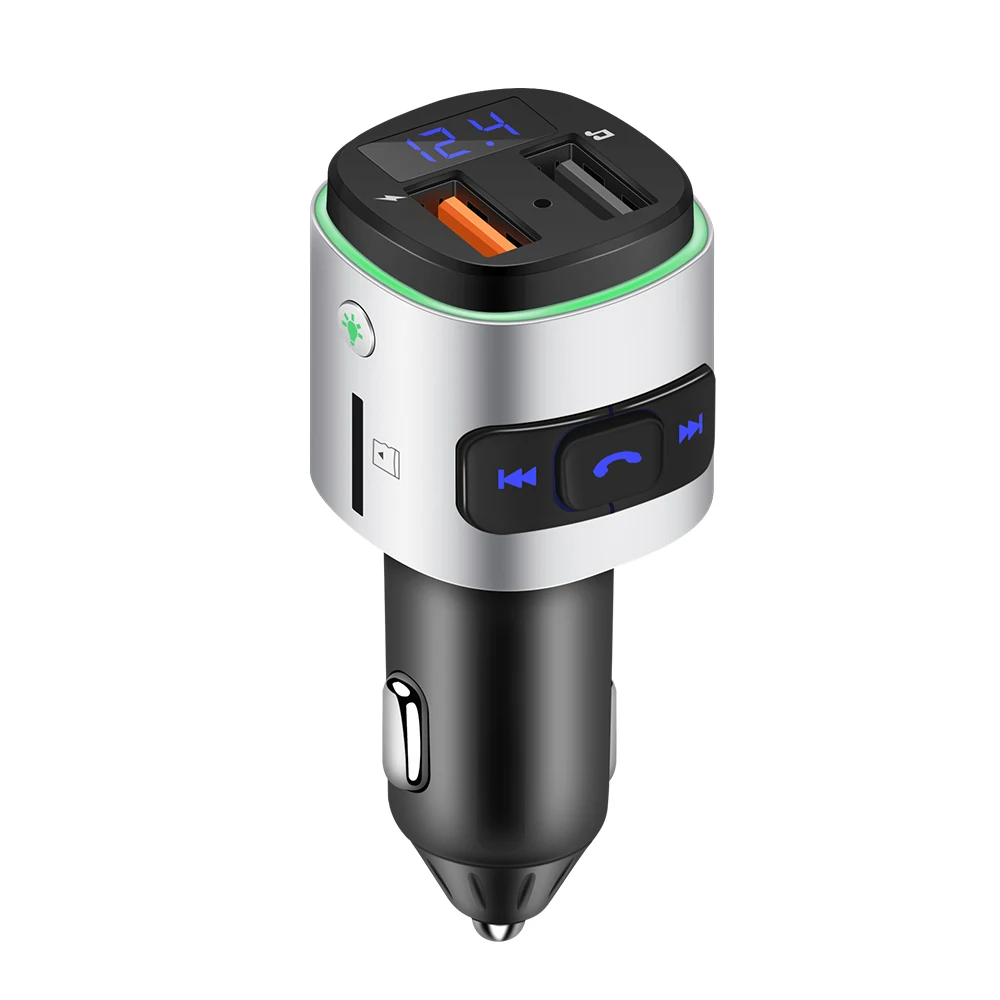 Onever FM передатчик QC 3 0 Зарядное устройство AUX модулятор Bluetooth 4 2 Беспроводной