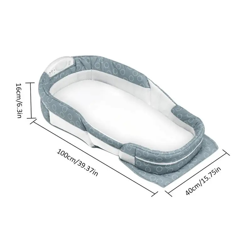 Детская кроватка многофункциональная Складная Съемная сумка для мамы