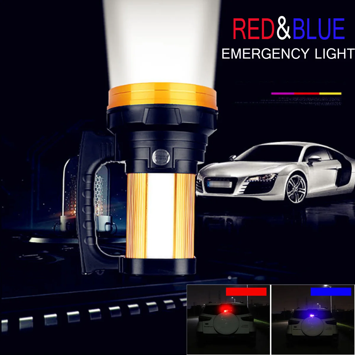 

3000lm 500W Lampe Led Portable Spotlight Led Work Light Rechargeable Outdoor Light For Hunting Camping Led Latern Flashlight