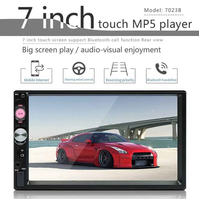 Новинка автомобильная аудиосистема и видео HD 7 дюймовый автомобиль MP4 MP5 Bluetooth