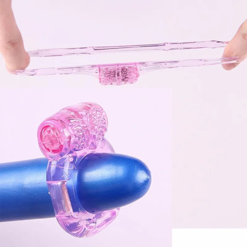 2 шт. Кольца для пениса пенисный презервативы бабочка кольцо силикона