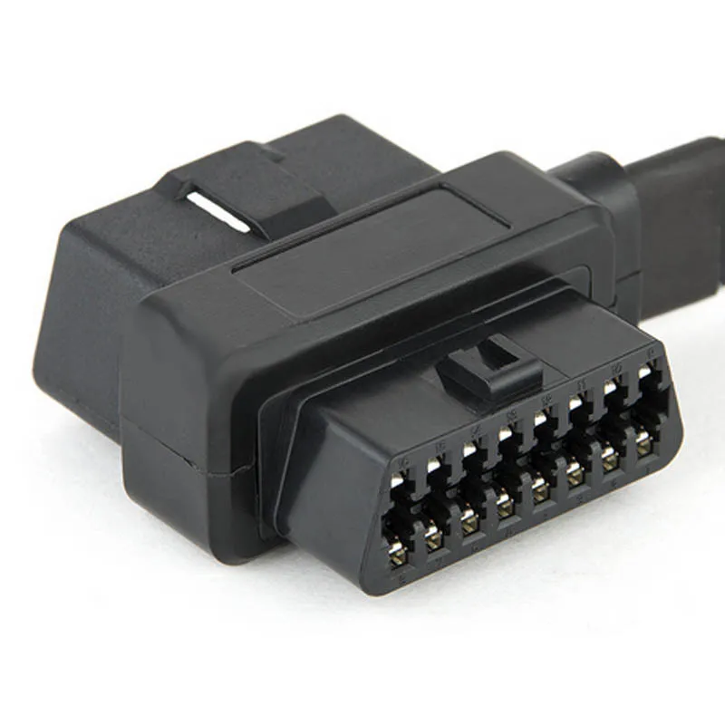 Мужской + женский плоских проволочных поясов для OBD2 удлинитель адаптер OBD2 16-контактный диагностический 16 контактный полный преобразования ... (art.: 7ad387ed2) - 7ad387ed2