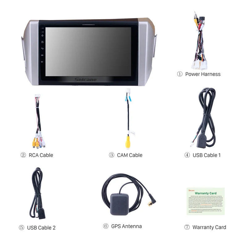 Seicane 9 "2DIN Android 8 1 для 2015 Toyota Innova правый Привод 1024*600 автомобильное радио GPS