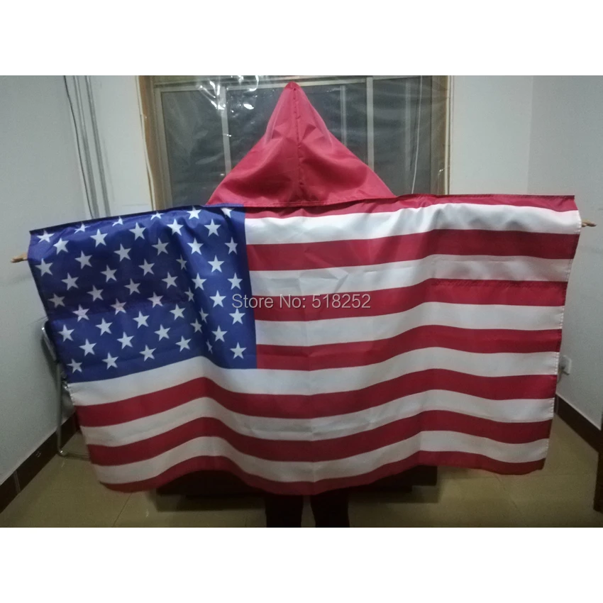 США американский плащ тела баннер флага Новый 3x5ft 150x90 см напечатанный на заказ