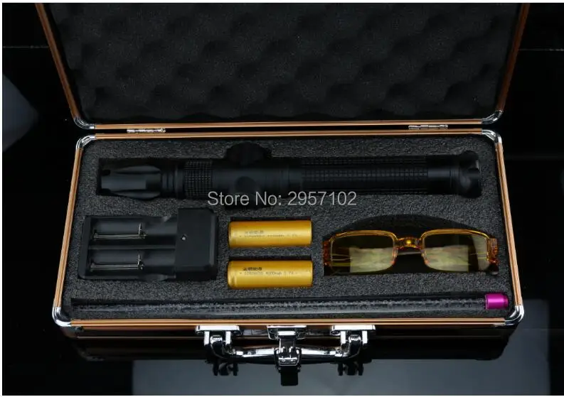 

Burning Laser Pointer For Sale 100000mw 1000W 450nm Blue Laser Pointer Cutting Laser Pointer Wood,LIT Cigarette Box Rubber