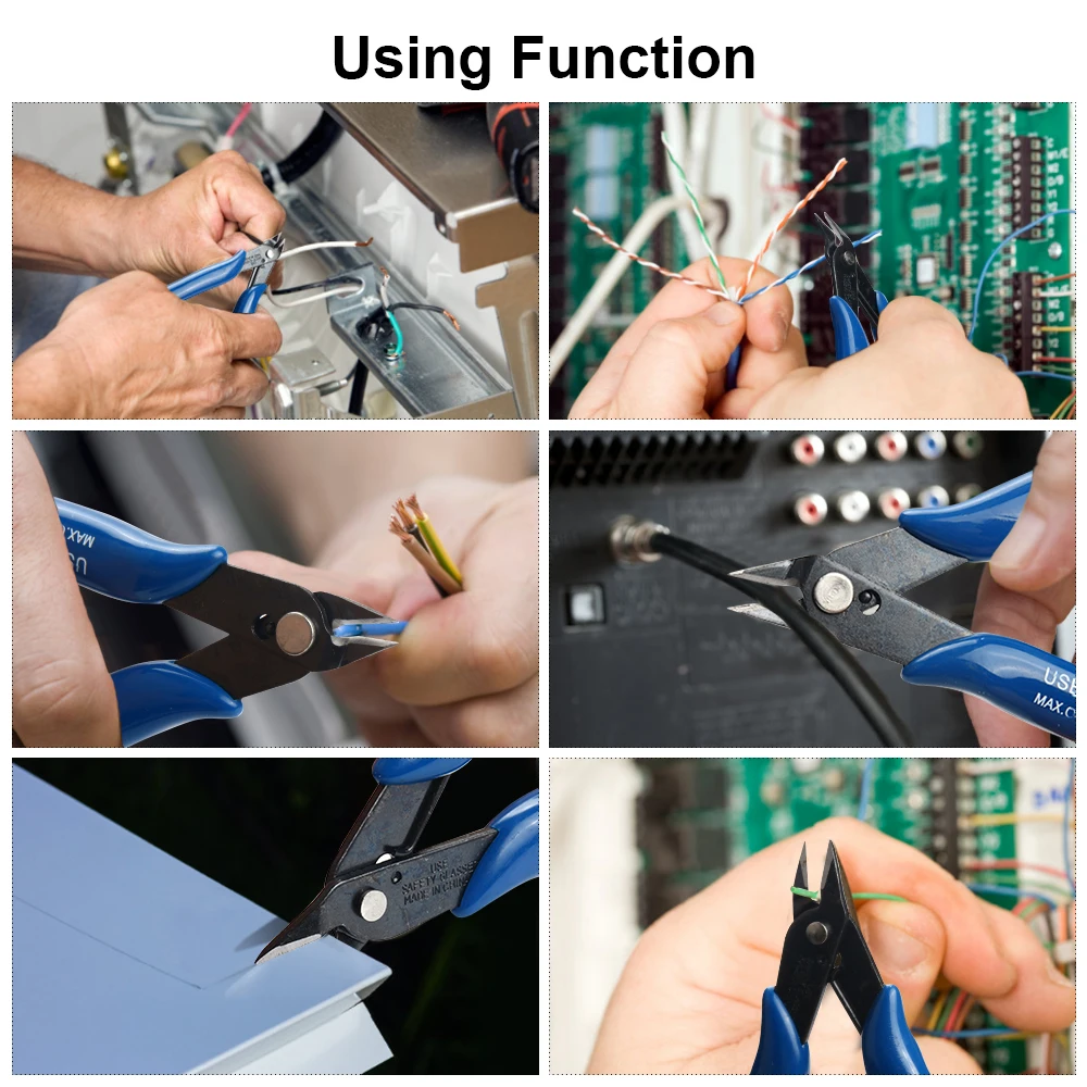 JelBo Электрические плоскогубцы для проводов и резки проводов|pliers cutting|stripping plierscutter - Фото №1