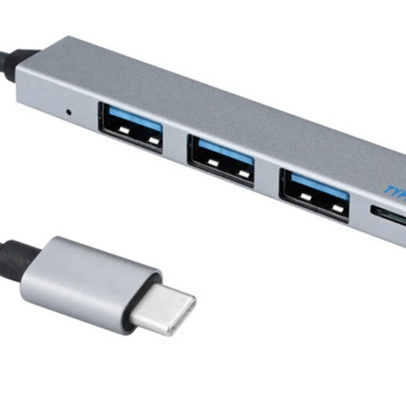 Usb-концентратор Type-C-3 экспандер ультратонкий мини портативный 3-портовый