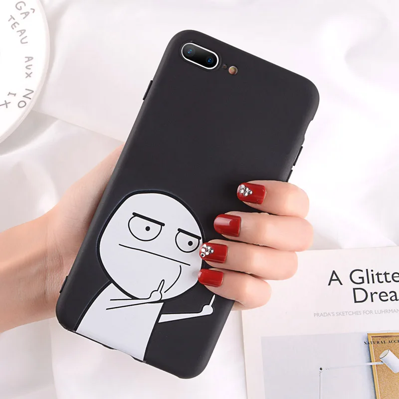 Lovebay для iPhone 7 Чехол смешной палец для iPhone 11 Pro 6 6S 7 8 Plus 5S SE X XR XS Max силиконовый чехол для телефона мягкий ТПУ задняя крышка