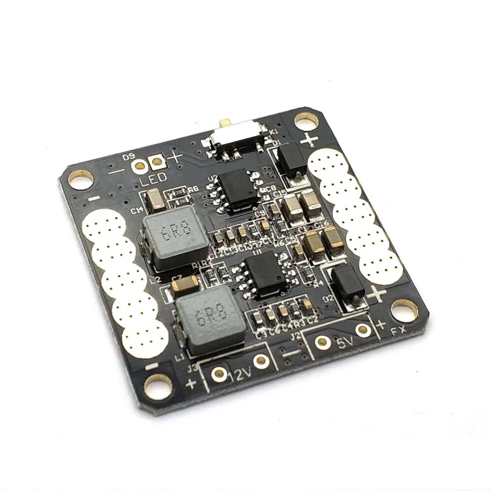 Мини концентратор питания распределительная плата PDB с BEC 5V & 12V для FPV QAV250 ZMR250