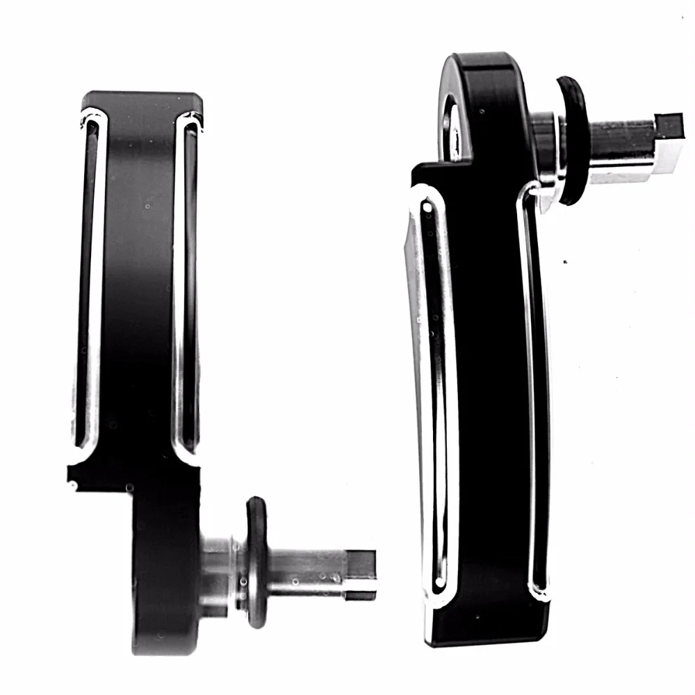 Черный Наклонный отсек для седла защелка крышка и рычаг переключения Harley Touring