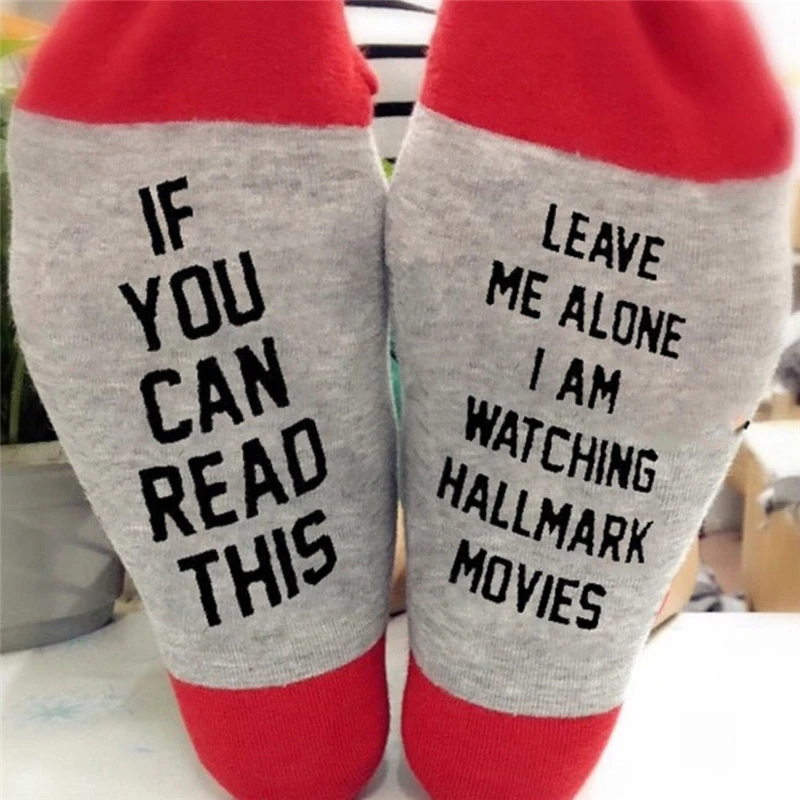 Fashion Unisex Men Women Business Casual Cotton Socks Spring Summer Autumn Winter Funny Words Personality Letter Print | Женская одежда