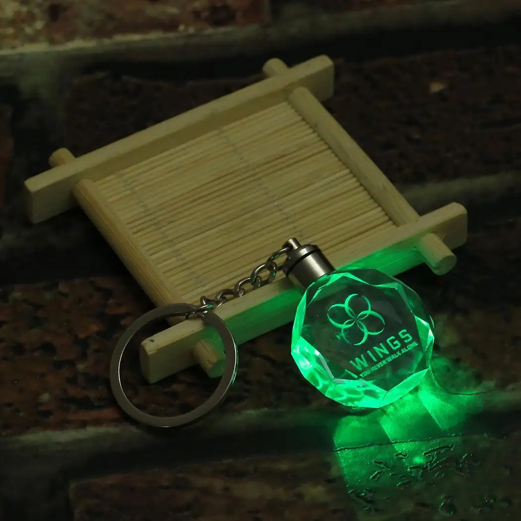 LED Flashing Crystal Key Chain Ring Car Bag Pendant Party Light weight and durable. Polygon Gifts | Украшения и аксессуары