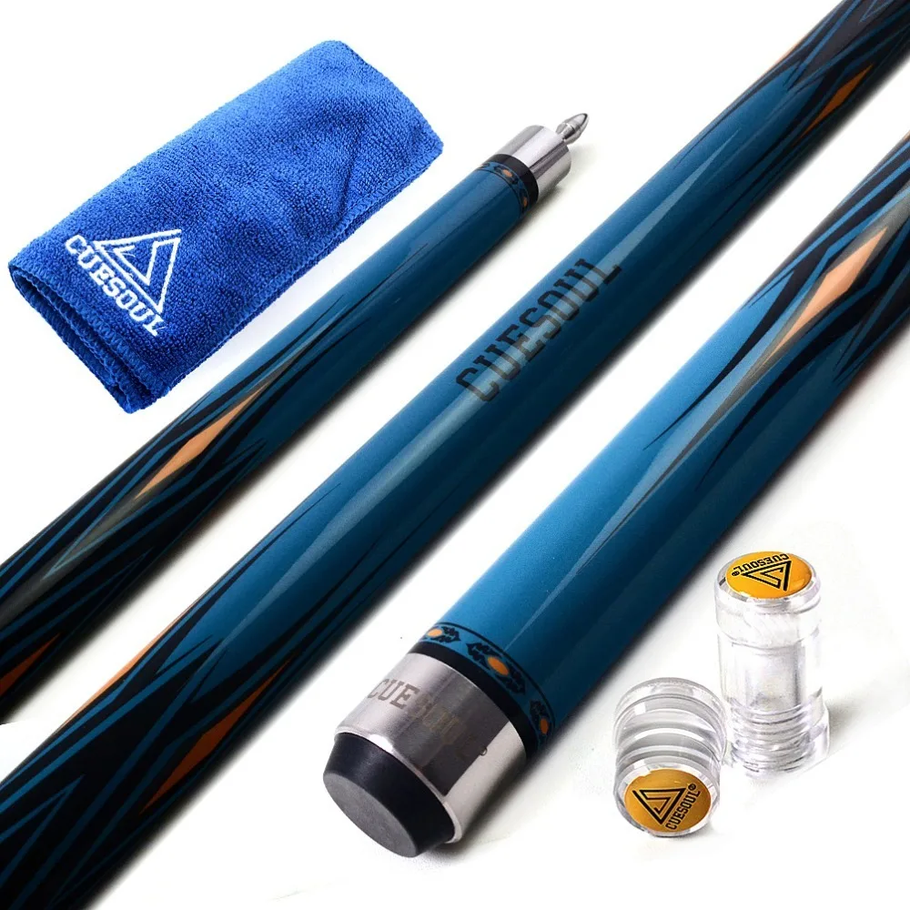 Cueshoul SOOCOO серия 58 &quot19 унций 11 5/12 75 мм Cue Tip клен снукер бассейн Stick набор с