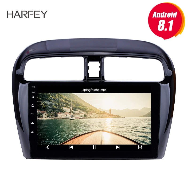 Harfey 9 &quotAndroid 8 1 для 2012 2016 Mitsubishi Mirage автомобильное радио GPS Navi с HD сенсорным экраном