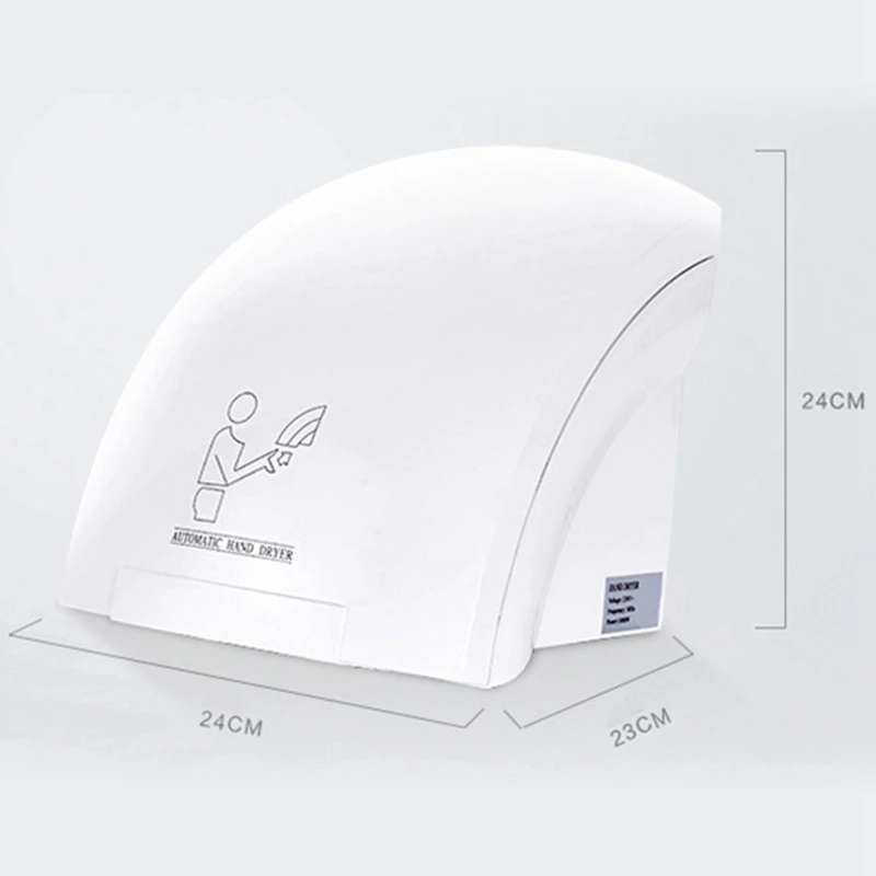 Bathroom 1800W Au Hand Dryer Household Hotel Automatic Inductioninfared Sensor Mute Toilets Hot Wind Drying Machine-Us Pl |
