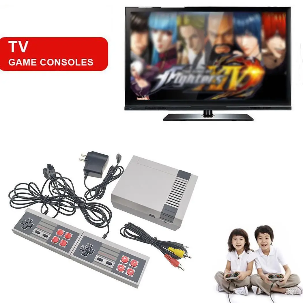 620 игр в 1 Классический ретро ABS ТВ игровые NTSC Мини AV выход игры двойной проводной