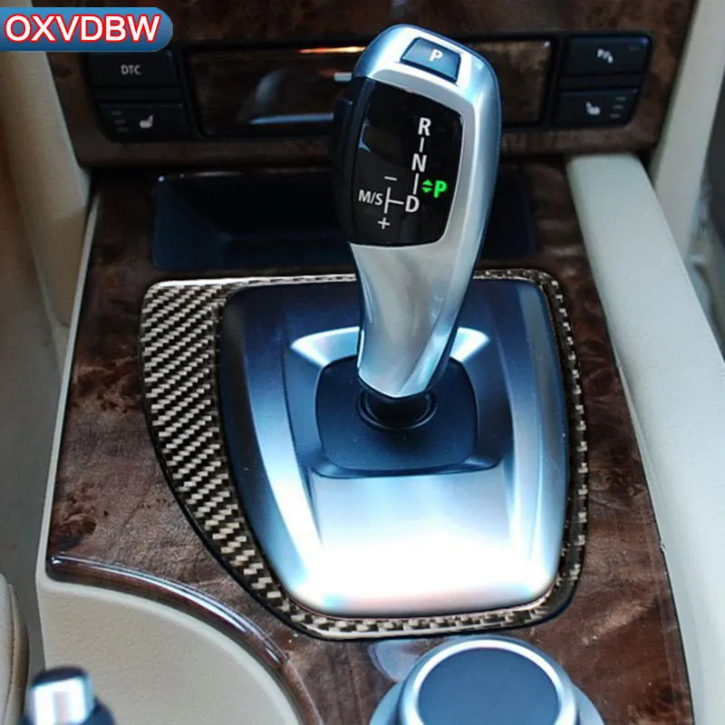 Для bmw e60 5 серии из углеродного волокна внутренняя Центральная панель