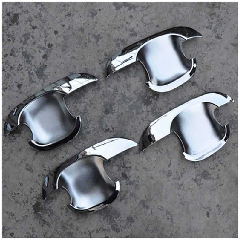 Для KIA Sportage Chrome дверные ручки Обложки Обрезать 4 двери 2005 2006 2007 2008 2009 аксессуары