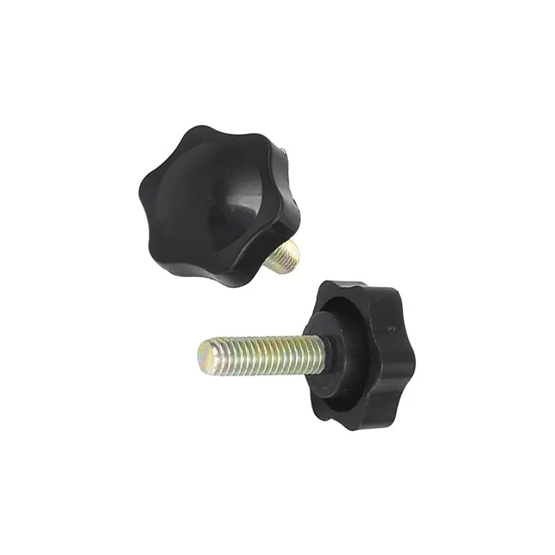Plastic Head Screw On Handle M6 Male Thread 23mm diameter 2 pieces | Обустройство дома