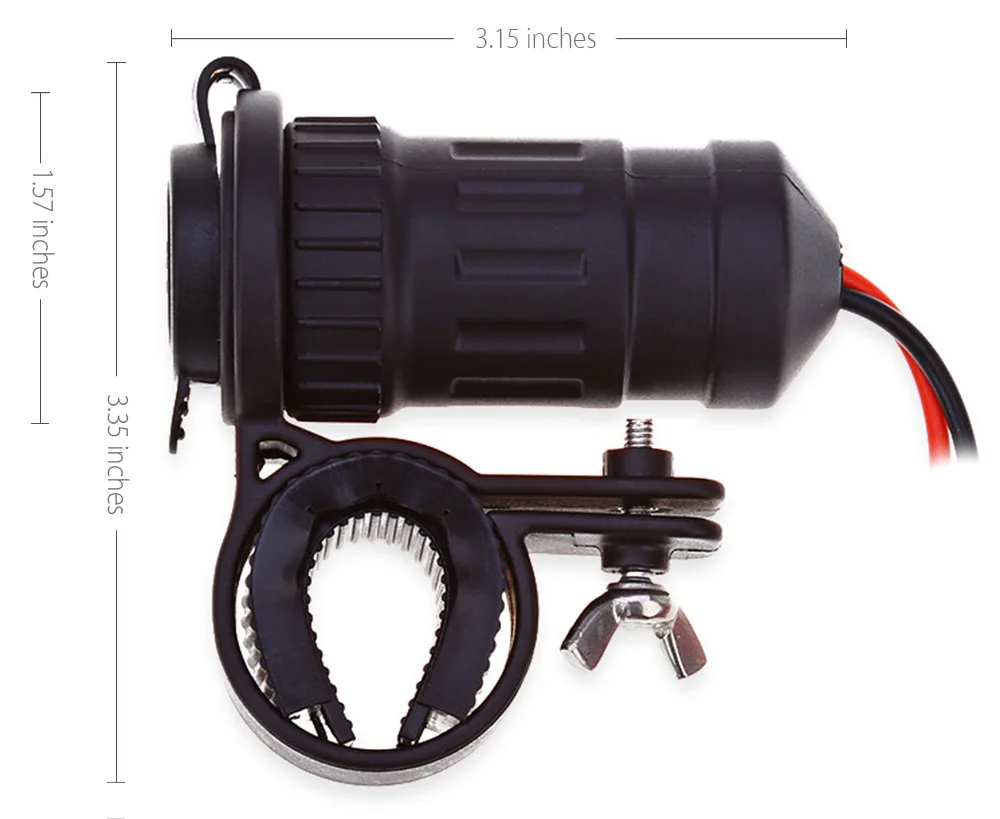 

Motorcycle USB Charging Blue Indicator Light Mount Motor Accessory for 15mm To 32mm Diameter Handlebar