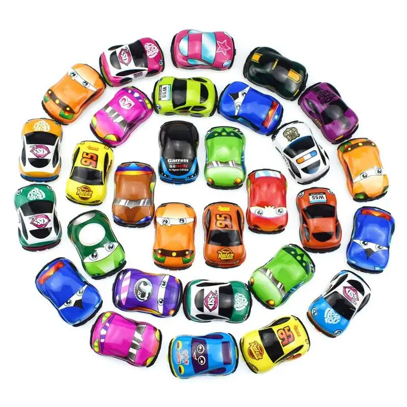 Игрушечные машинки для маленьких мальчиков мультипликационные Diecasts