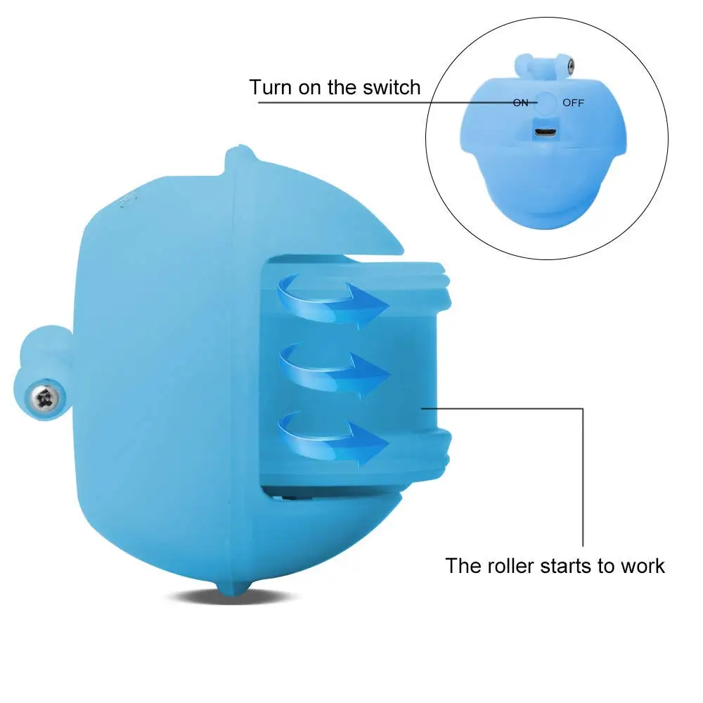 

Interactive Cat Toys, Automatic Self Rotating Charged Light Pet Toy, Pets Cats Dogs Chaser Ball, Rechargeable Entertainment Ex