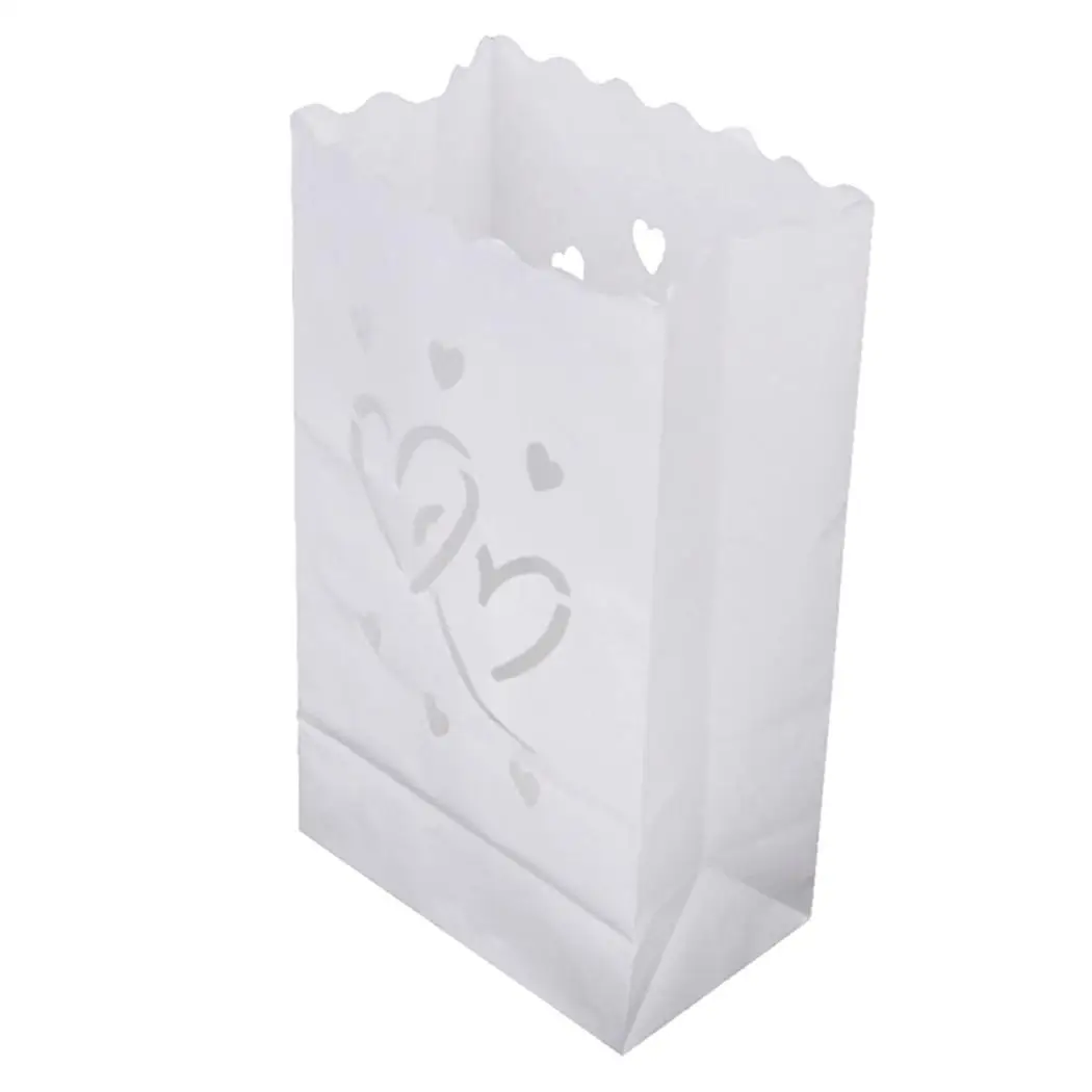 Огнеупорный Фонарь Свеча мешок держатель света бумага для вечеринки свадьбы