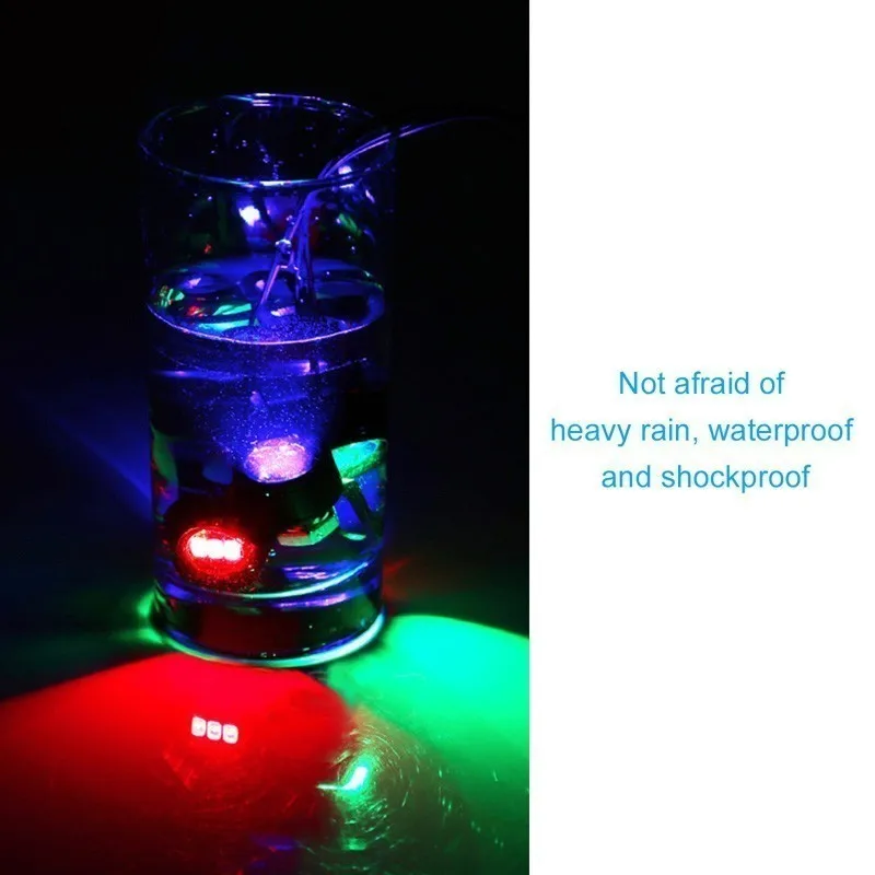 3 Белый светодиодный Предупреждение ющий светильник на руль мотоцикла