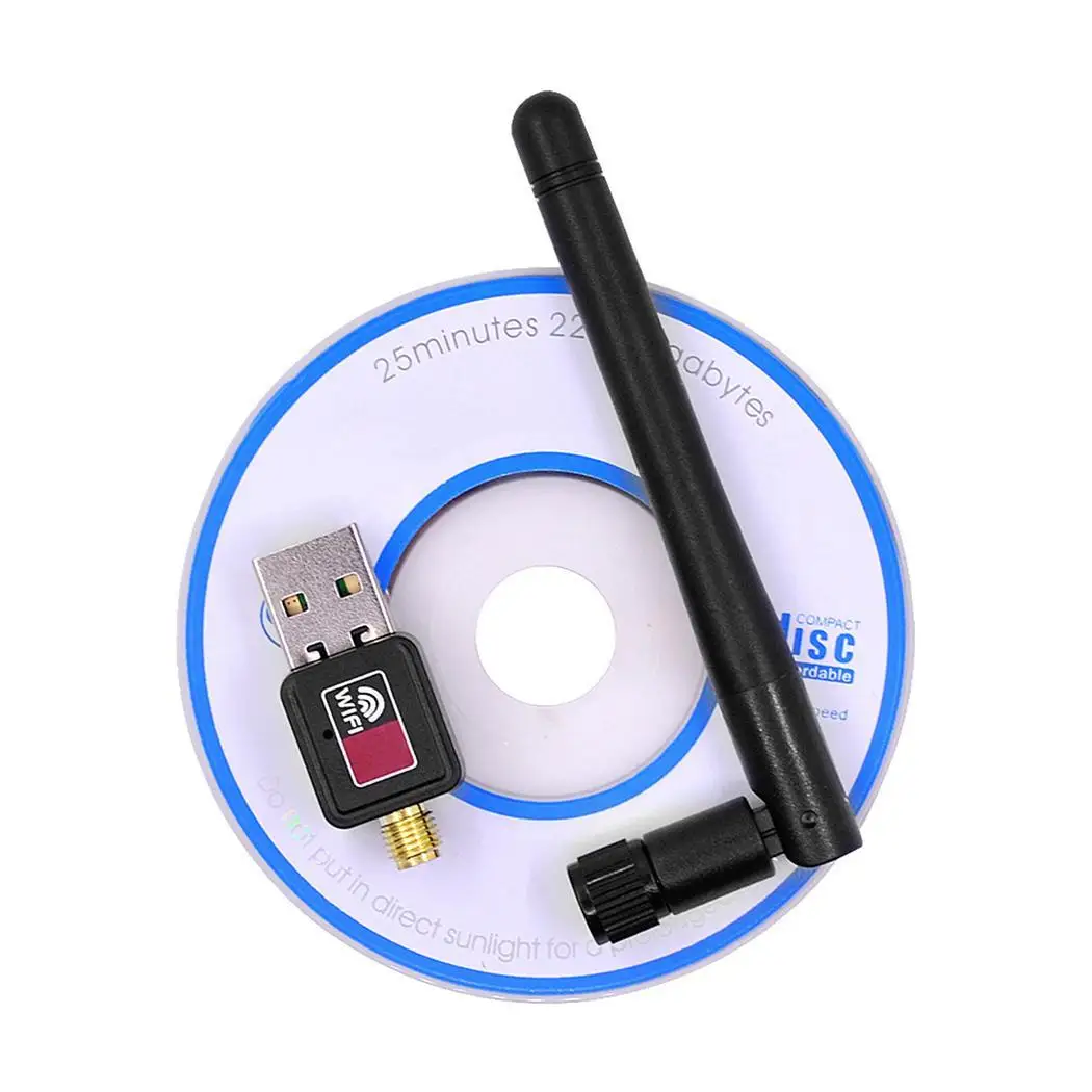 150 м беспроводной сетевой карты 300 Wi Fi приемник компьютер Черный адаптер USB2.0 с