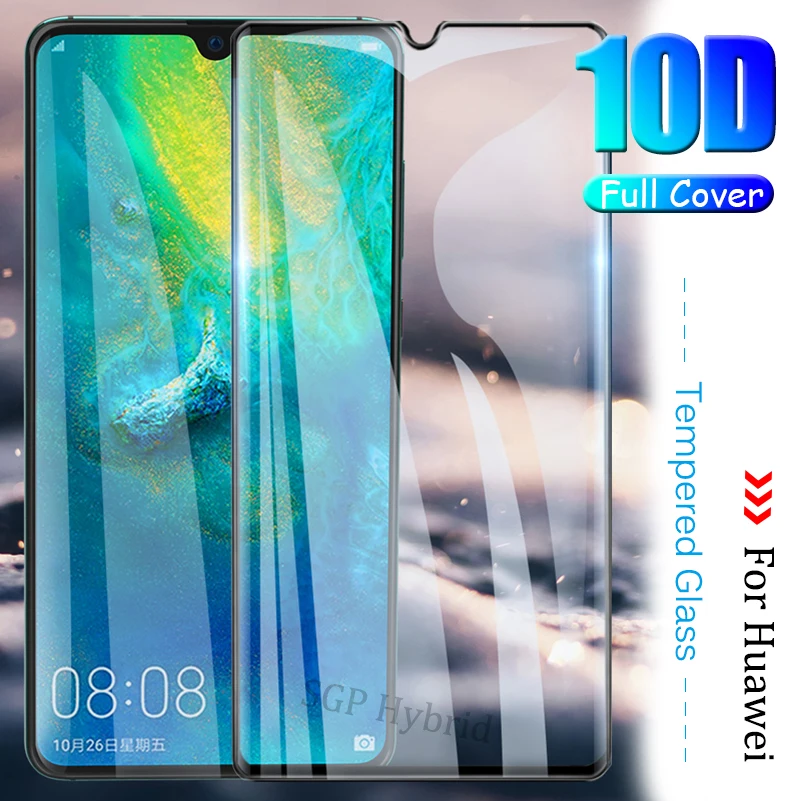 10D Защита экрана для Huawei P 30 Pro закаленное стекло Hawei P30 Lite Light P30Pro P30Lite изогнутая