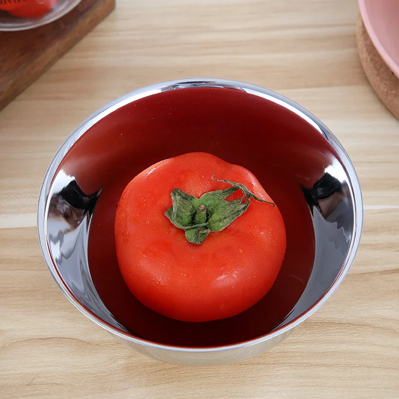 Bowl Stainlesss Steel Anti-hot Double Layer Insulation Vintage Different Hot | Дом и сад