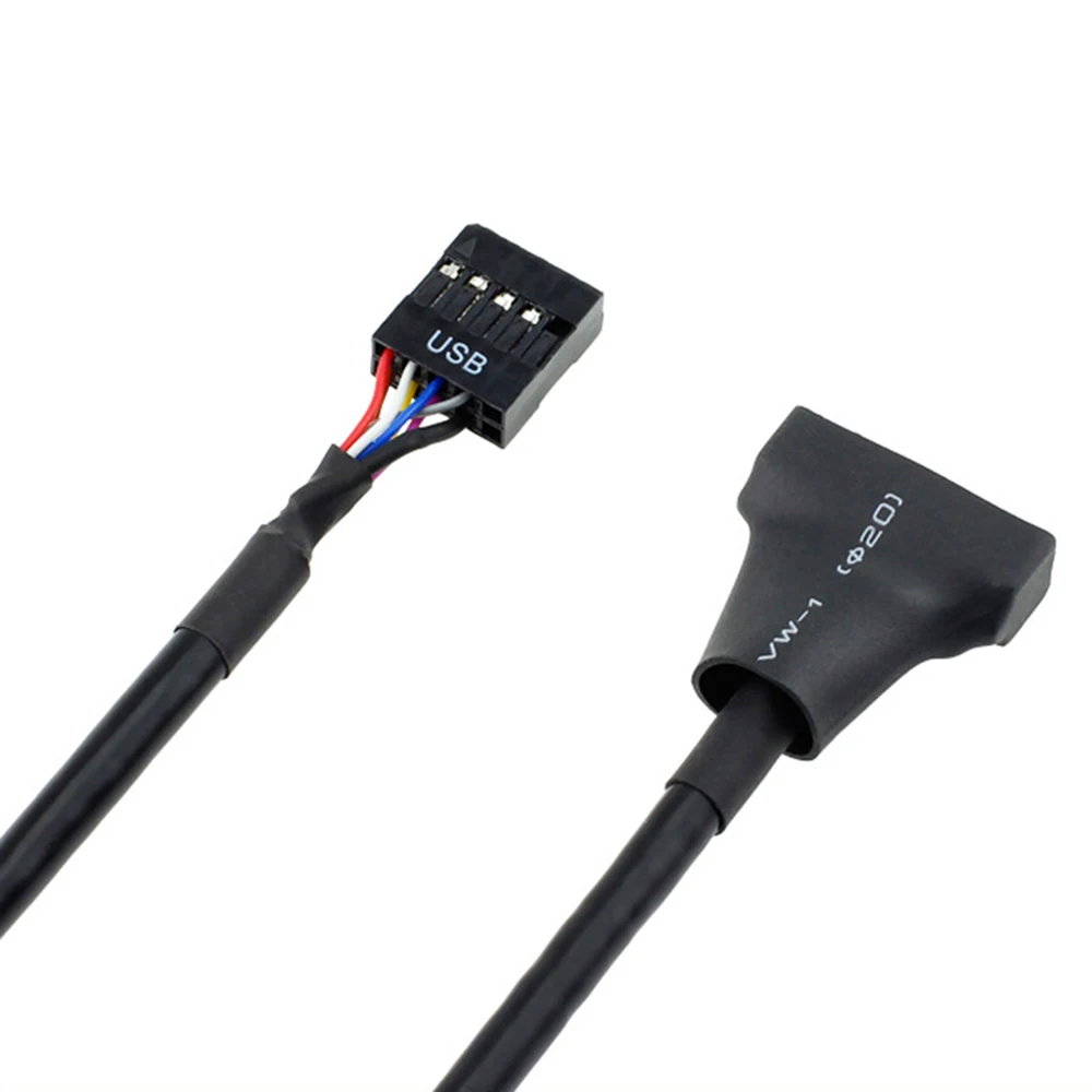 2 шт. кабель для передачи данных USB 3 0 20 штыревой разъем типа папа к 9 Pin Материнская