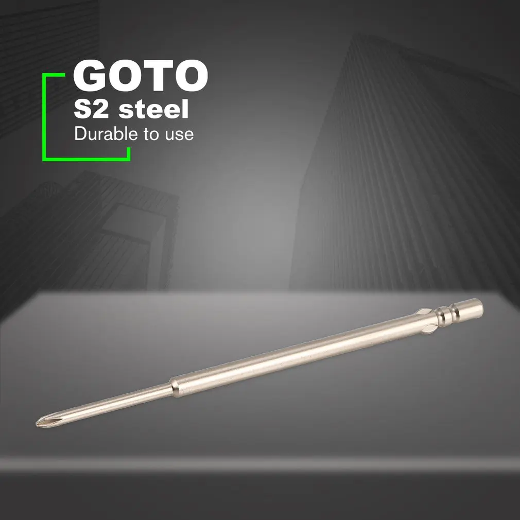 Goto S2 сталь 5 шт. Магнитная точность Philips отвертка Биты Набор крест наконечник