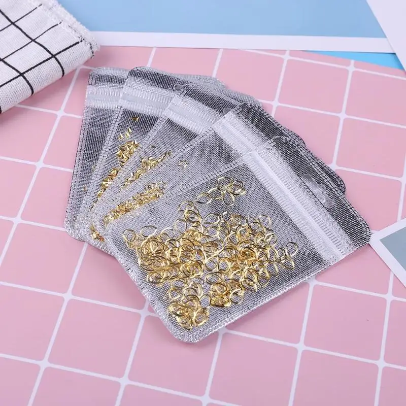1 сумка 3D металлические медные наклейки для дизайна ногтей золотые заклепки