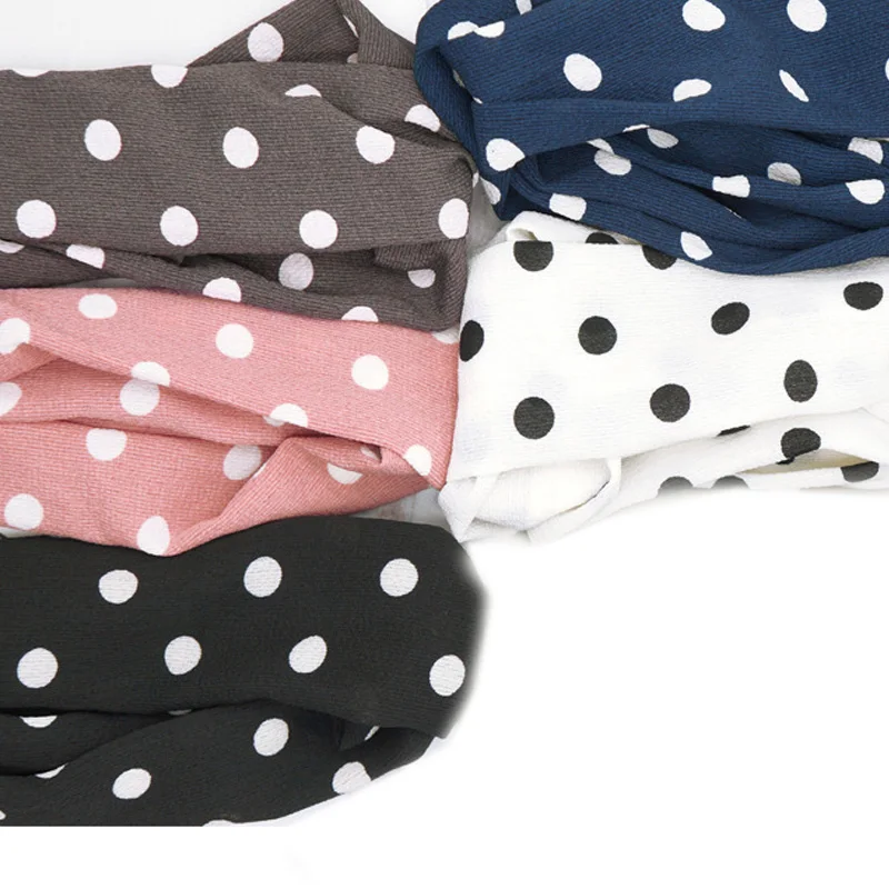 Новинка Женская повязка на голову с волнистыми точками модные аксессуары для