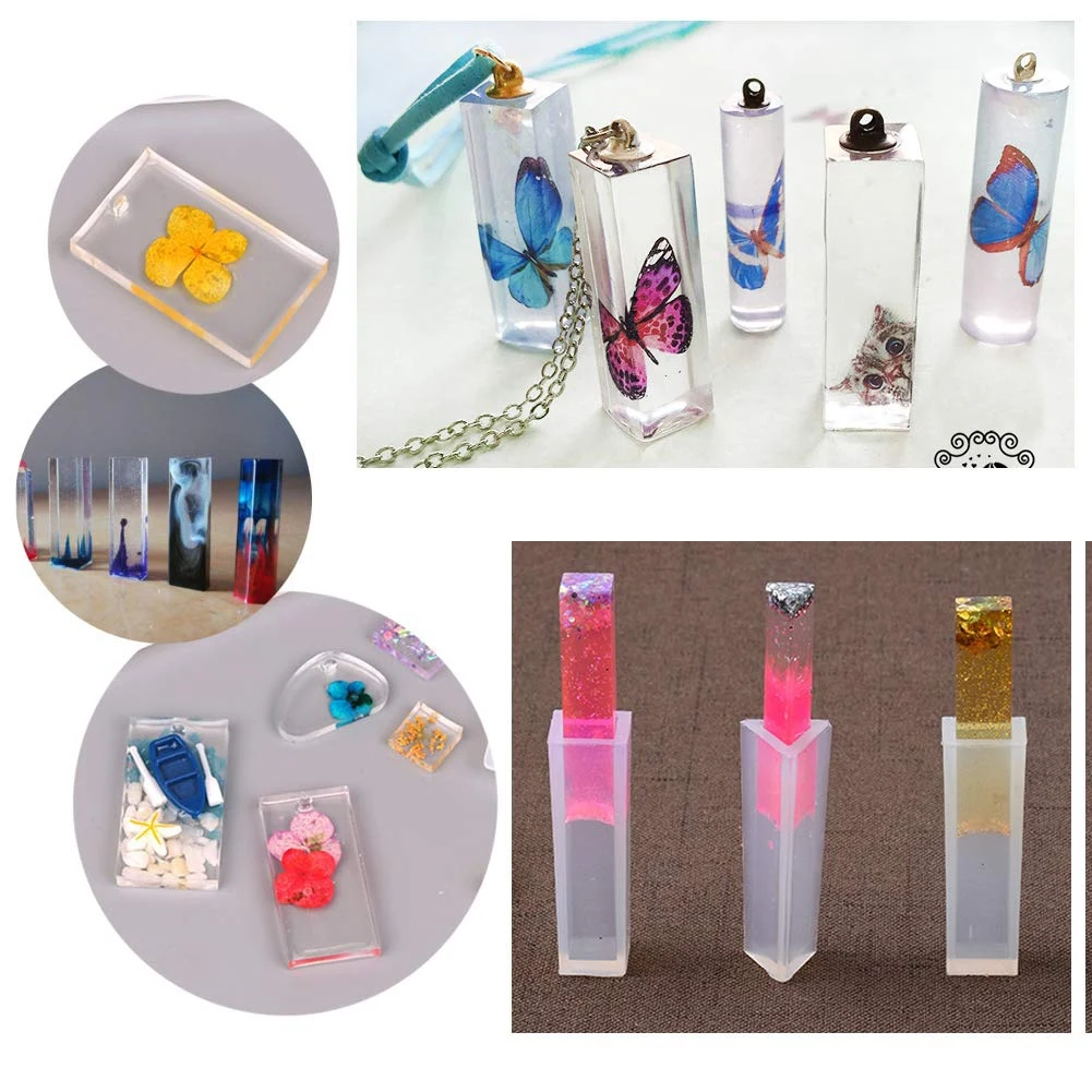 Силиконовые формы для изготовления ювелирных изделий эпоксидной смолы 16 видов