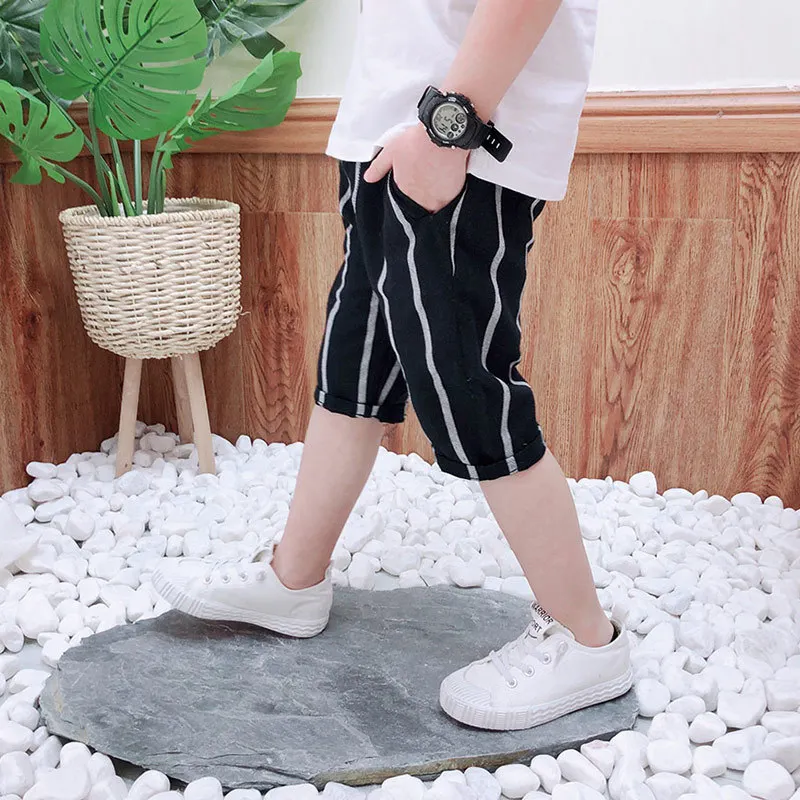 Штаны для мальчиков летняя детская одежда 5 штанов малышей повседневные капри до