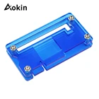 Чехол для Raspberry Pi Zero, черно-синий прозрачный чехол из АБС-пластика для Raspberry PI Zero W V1.3