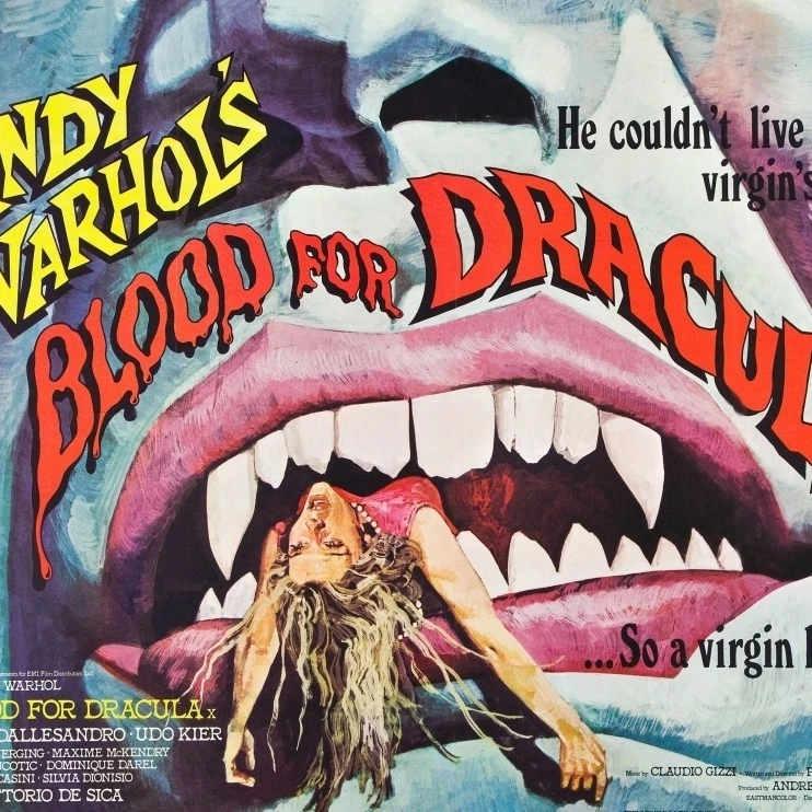 Энди вархольс Young Dracula Movie Poster Masterprint (28x22) | Дом и сад