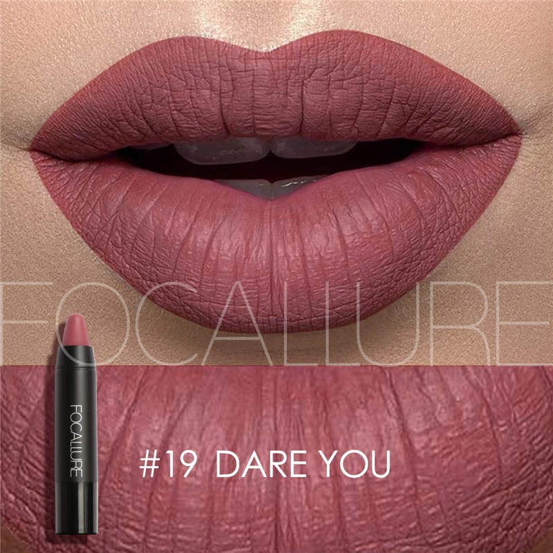 FOCALLURE 19 цветов матовый водостойкий стойкий косметический макияж телесный Lipsticke |