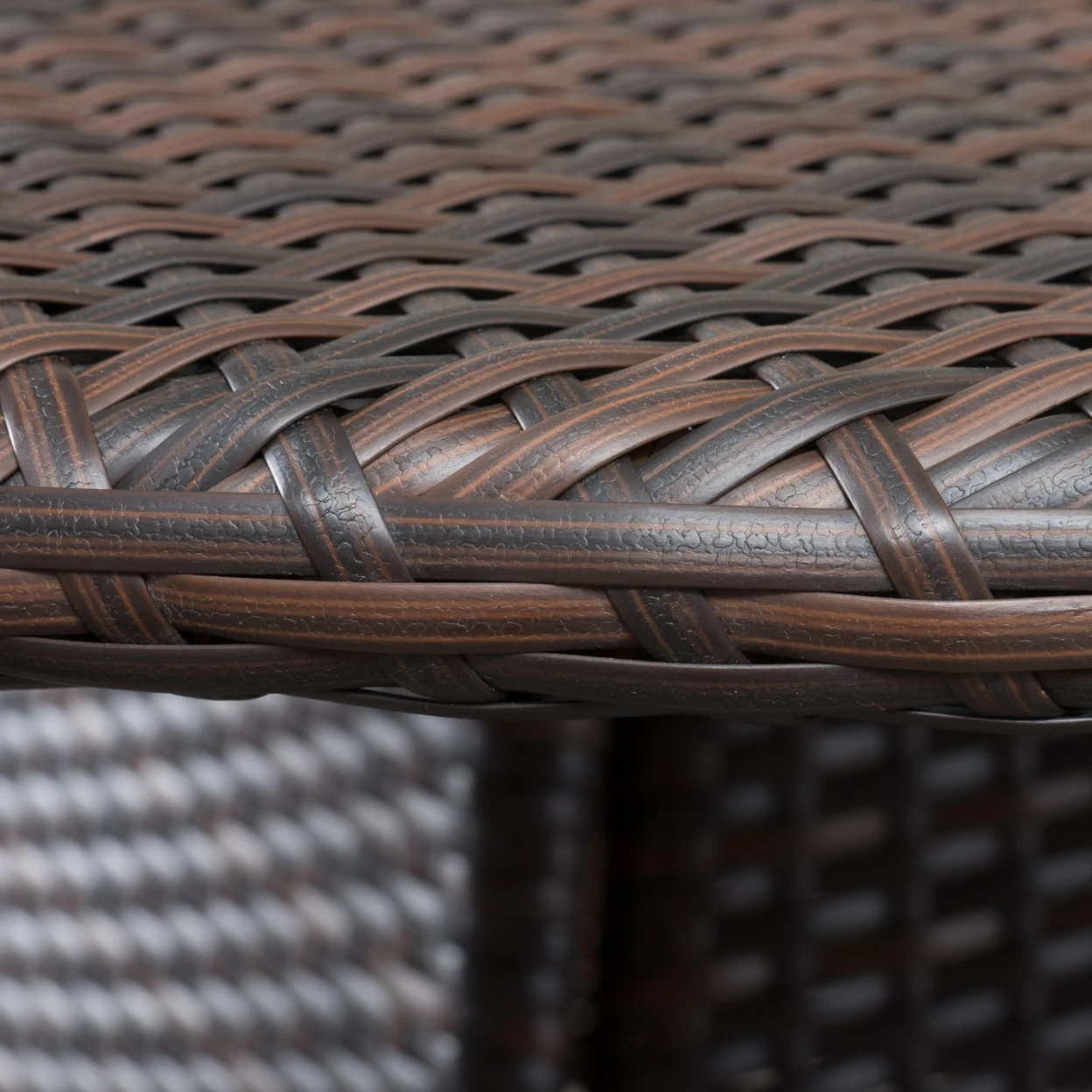 Clementine Outdoor 3pc Multibrown Wicker Bistro Set | Мебель