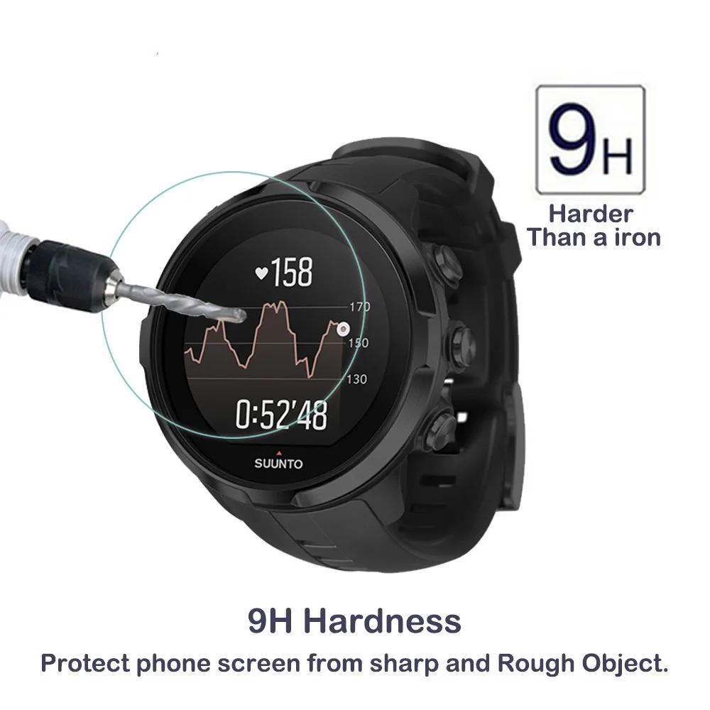 Защитная пленка для смарт часов Suunto Spartan 2 упаковки 0 3 мм 5D 9H закаленное стекло