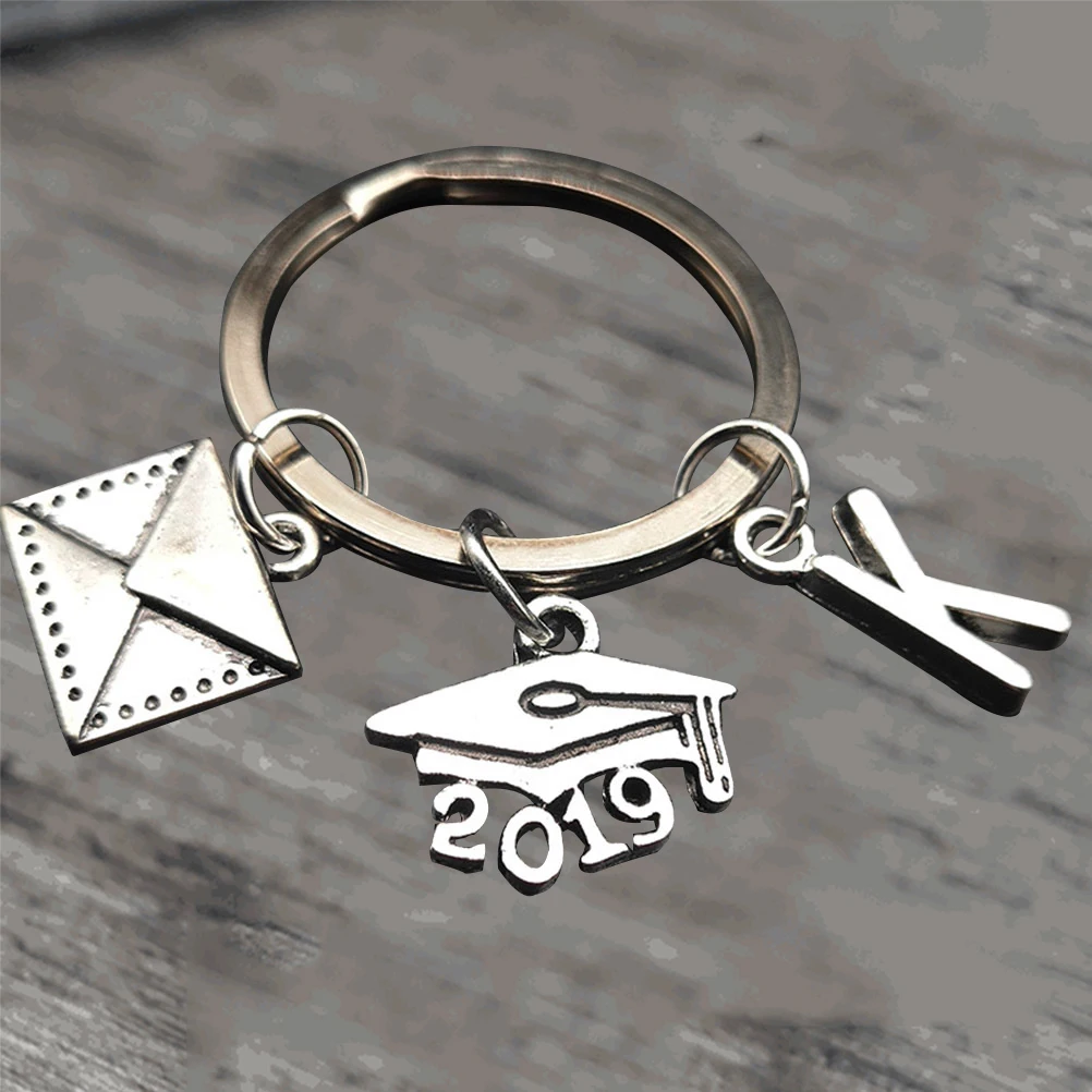 1 шт. Grad брелок для ключей 2019 выпускной колпачок конверт подвеска аксессуары