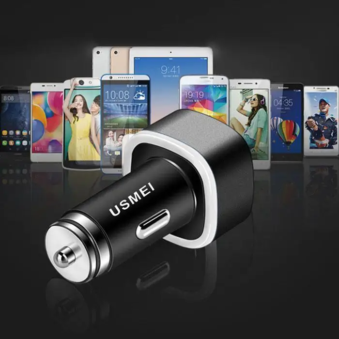 Универсальный двойной прикуриватель USB автомобильный x 2 уникальный дизайн двух
