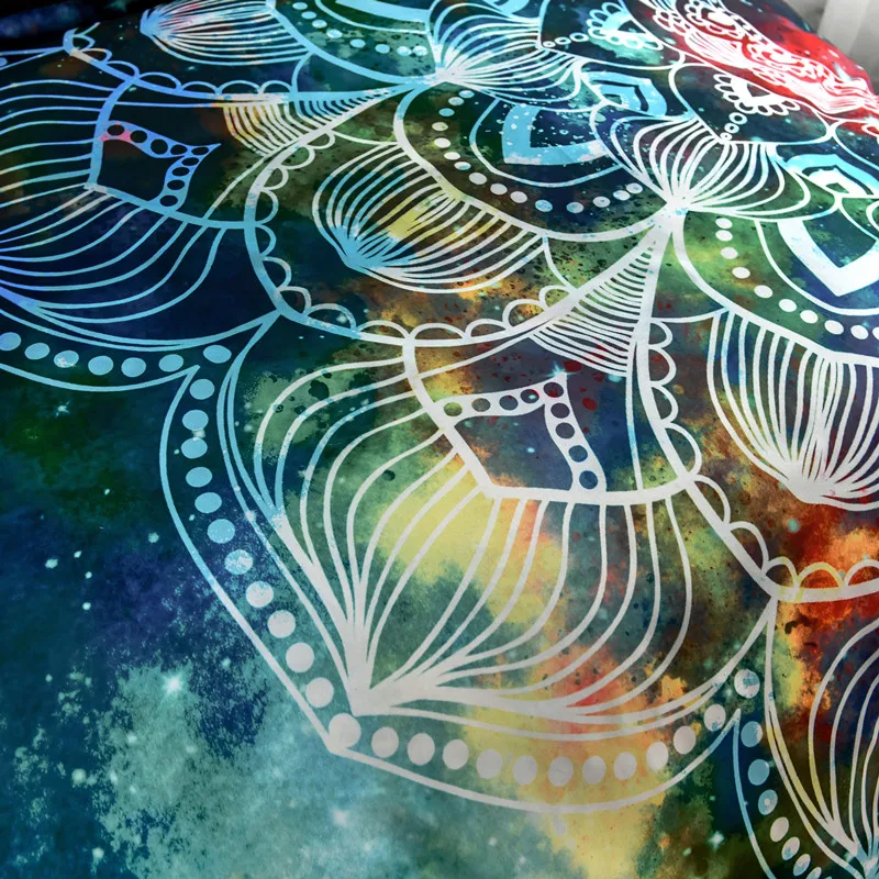 

Fanaijia boho bedding Sets king size 3dMandala Duvet Cover set with pillowcase queen bed comforter set home textile
