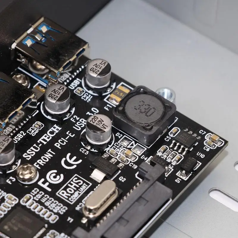 Плата расширения SSU FU3401 PCI E на 4 порта USB 3 0 5 Гбит/с Express адаптер кабель для жесткого