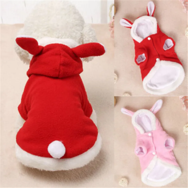 Толстовки с капюшоном для кошек и собак новинка 2019 теплая Рождественская